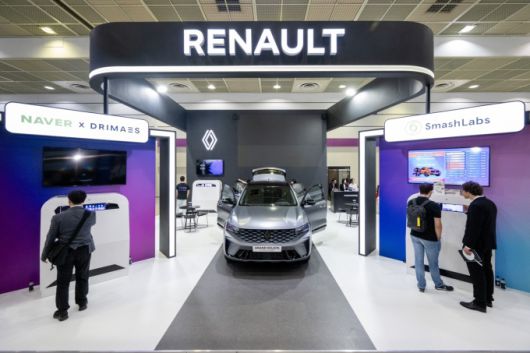 넥스트라이즈에 마련된 르노코리아 부스 [사진=르노코리아]