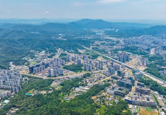 과천지식정보타운 전경. [사진=과천시]