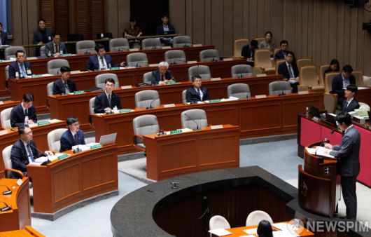 [서울=뉴스핌] 윤창빈 기자 = 임기근 기획재정부 제2차관이 1일 오전 서울 여의도 국회에서 열린 예산결산위원회 제2차 전체회의에서 질의에 답변하고 있다. 2025.07.01 pangbin@newspim.com