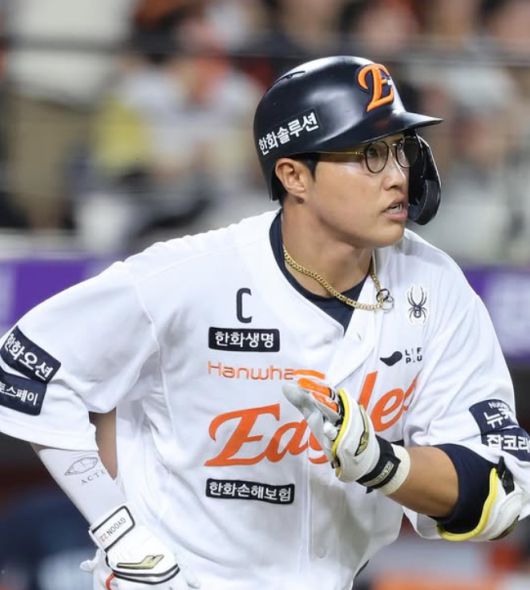 [서울=뉴스핌] 한화의 채은성이 지난 1일 대전 NC와의 경기에서 8회 3점 홈런을 쏘아 올렸다. [사진 = 한화] 2025.07.01 wcn05002@newspim.com