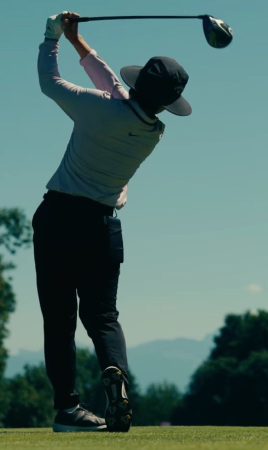 이소미가 12일 에비앙 챔피언십 2라운드에서 티샷하고 있다. [사진=LPGA]