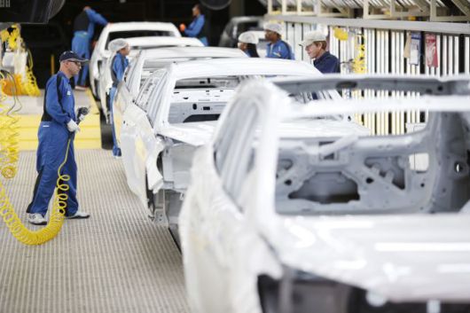 자동차 공장.[사진=블룸버그]