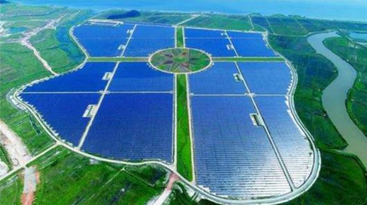 전남 해남 구성지구 솔라시도 태양광발전소 부지 전경 [사진=한양]