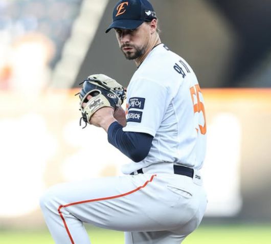 [서울=뉴스핌] 한화의 외국인 투수 라이언 와이스가 지난 7월 31일 대전 삼성과의 경기에서 역투하고 있다. [사진 = 한화] 2025.07.31 wcn05002@newspim.com