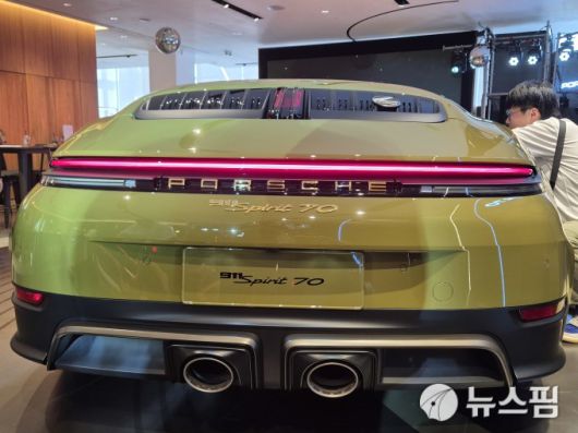 [서울=뉴스핌] 김승현 기자 = 포르쉐코리아가 공개한 '신형 911 스피릿 70' 2025.08.27 kimsh@newspim.com