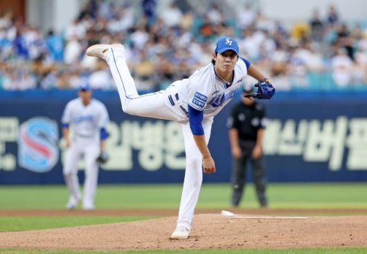 원태인. [사진 = 삼성]