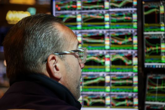 미국 뉴욕증권거래소 트레이더 [사진=블룸버그통신]