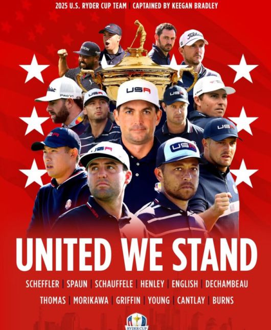 미국팀 선수들. [사진=라이더컵 홈페이지]
