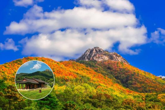 안산10경 수암봉과 안산읍성. [사진=안산시]