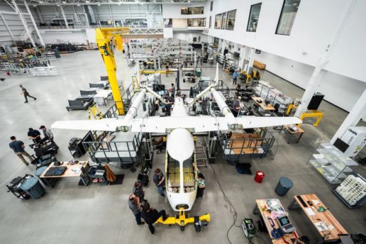 베타 테크놀로지스 항공기 제작 현장 [사진=블룸버그]