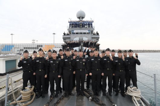 2017년 해군 작전사령부 포술 최우수 전투함(탑건함)에 선발된 광명함. [사진=해군 제공] 2025.12.26 gomsi@newspim.com