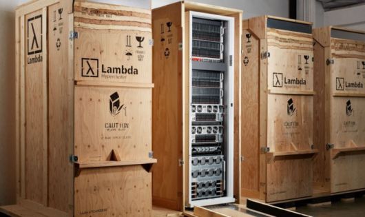 람다 랩스의 GPU 클러스터 [사진=업체 제공]