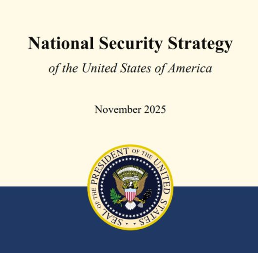 트럼프 행정부가 2025년 11월 공개한 국가안보전략 파일 첫 페이지 [사진=NSS문서]