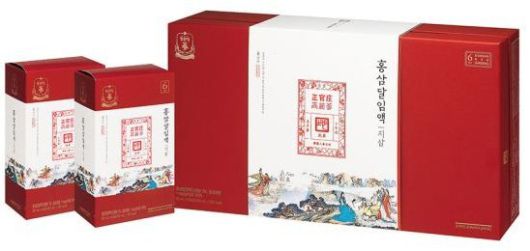 이재명 대통령이 다카이치 사나에 총리에게 정관장 홍삼을 선물했다. 취임 후 바쁜 일정을 소화하고 있는 총리의 컨디션 관리와 건강 증진을 위해 선물했다고 청와대는 전했다. [사진=청와대]