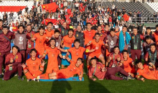 [서울=뉴스핌] 박상욱 기자 = AFC U-23 아시안컵에 출전한 중국 대표팀 선수들. [사진=AFC] 2026.01.16 psoq1337@newspim.com