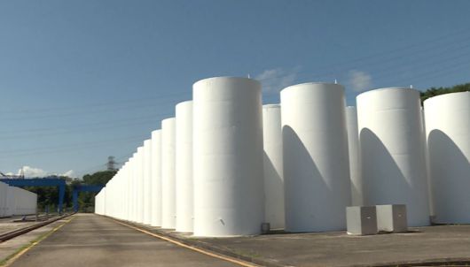 원전 내 건식저장시설 사일로 [사진=한국수력원자력] 2024.02.23 rang@newspim.com