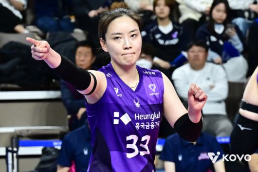 흥국생명의 주전 세터 자리를 꿰찬 이나연. [사진 = KOVO]