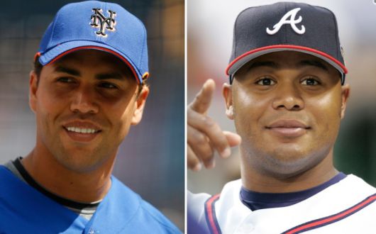 [서울=뉴스핌] 박상욱 기자 = 카를로스 벨트란(왼쪽)과 앤드류 존스. [사진=MLB 명예의 전당 SNS] 2026.01.21 psoq1337@newspim.com