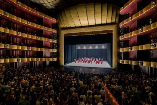 뉴욕 무대에 오른 '일무' 공연 장면. [사진=안효진]