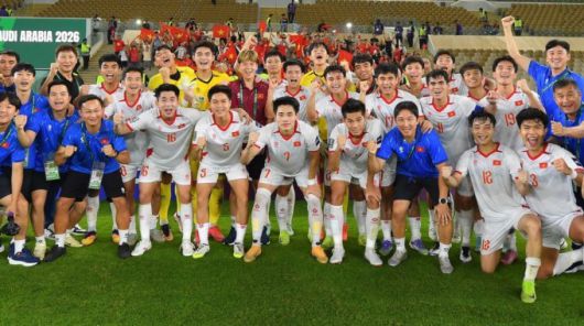 [서울=뉴스핌] 박상욱 기자 = AFC U-23 아시안컵에 출전한 베트남 대표팀 선수들. [사진=AFC] 2026.01.16 psoq1337@newspim.com