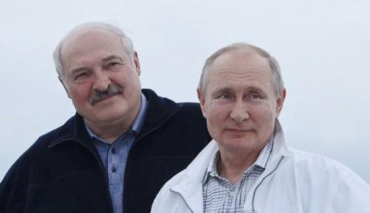 루카셴코 벨라루스 대통령과 블라디미르 푸틴 러시아 대통령. 연합뉴스