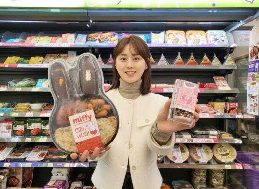 CU 토끼 시리즈 도시락. CU 제공