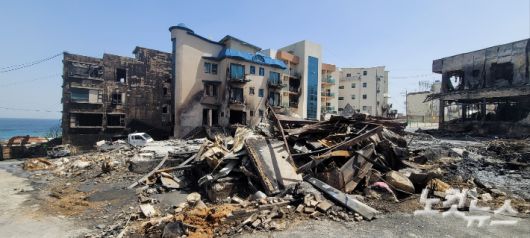 지난 11일 강릉 경포 일대를 화마가 휩쓸고 간 흔적. 전영래 기자
