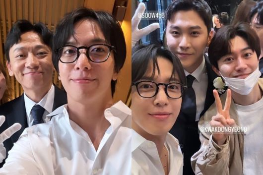 김규백, 송승현 두 사람과 모두 친분이 있는 씨엔블루 정용화는 결혼식 양쪽에 참석해 눈길을 끌었다. 정용화 인스타그램 스토리