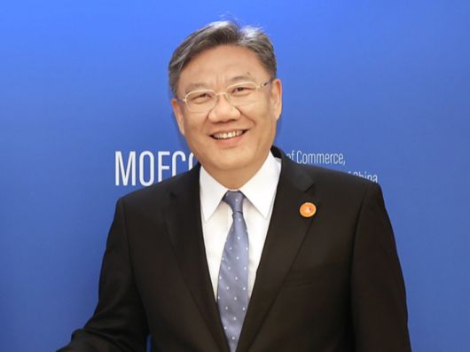 왕원타오 중국 상무부장. 중국 상무부 제공