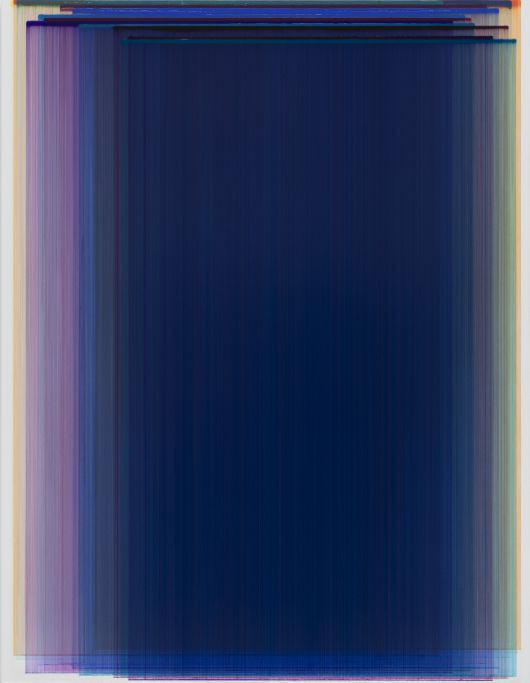 장승택, 겹 회화(Layered Painting) 150-29, 캔버스에 아크릴, 220x170cm, 2024. 학고재 제공