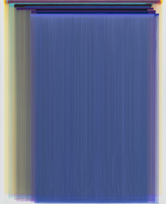 장승택, 겹 회화(Layered Painting) 100-106, 캔버스에 아크릴, 160x130cm, 2024. 학고재 제공