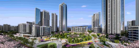 장위8 공공재개발 단지 투시도. 삼성물산 제공