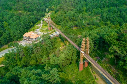 좌구산 구름다리. 증평군 제공