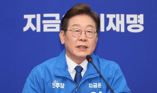 더불어민주당 이재명 대선 후보. 연합뉴스