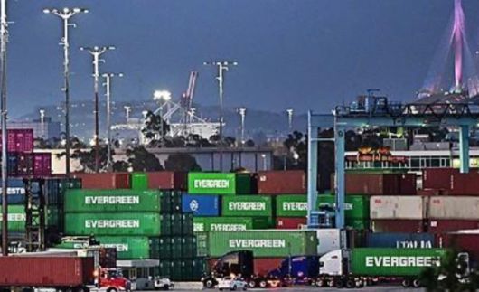 미국 로스앤젤레스항 컨테이너. 연합뉴스