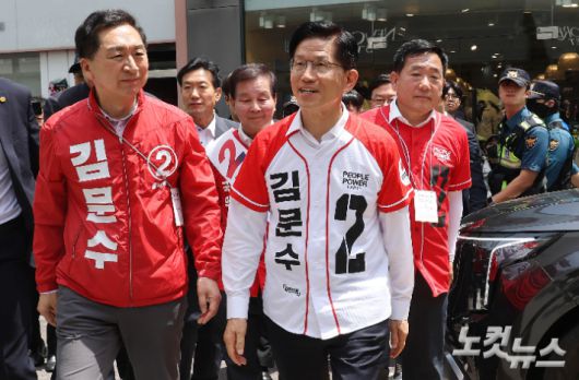 국민의힘 김문수 대선후보. 황진환 기자