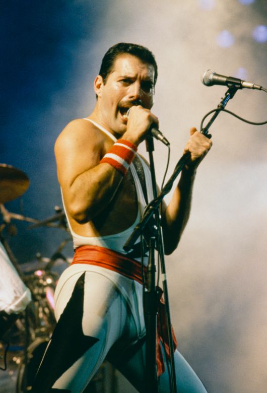 록밴드 퀸의 보컬리스트 프레디 머큐리. 자료사진