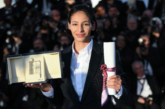 여우주연상을 수상한 프랑스 여배우 나디아 멜리티. 연합뉴스