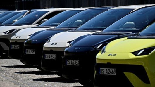 전시된 비야디 차량. 연합뉴스