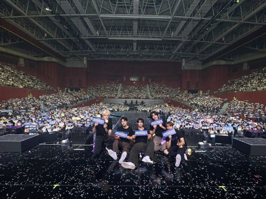 지난달 9일부터 11일까지 서울 송파구 올림픽공원 올림픽홀에서 단독 콘서트를 연 밴드 엔플라잉. 엔플라잉 공식 트위터