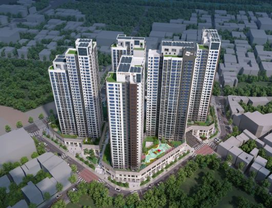 '리버센트 푸르지오 위브' 조감도. 대우건설 제공