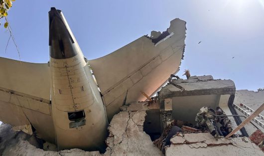 인도 여객기 참사 현장. 연합뉴스