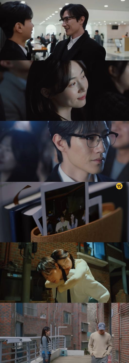 위쪽부터 세 번째까지는 '재회', 네 번째부터 마지막까지는 '놓아줘' 뮤직비디오 캡처