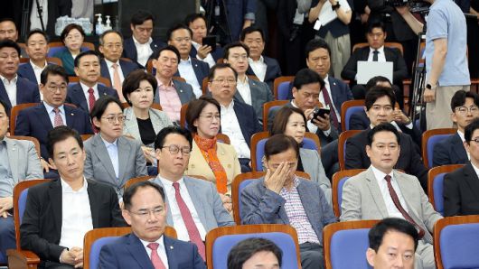 국민의힘 의원총회. 연합뉴스