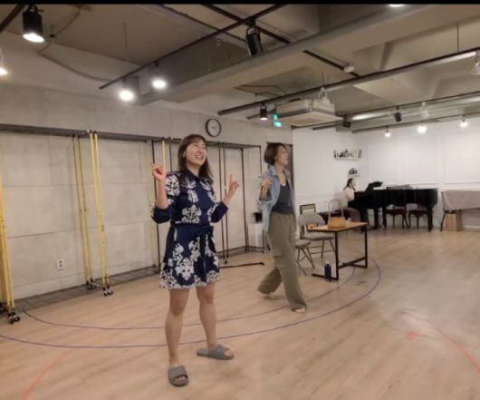 가족오페라 '헨젤과그레첼' 연습장면. 충북오페라단 제공