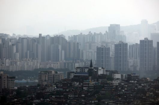 남산에서 본 서울 시내 모습. 연합뉴스