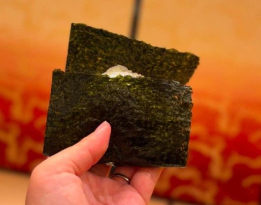 세계 최고가 김으로 기네스북에 등재된 '시오야 이치반'의 김. 후가 인스타그램 캡처