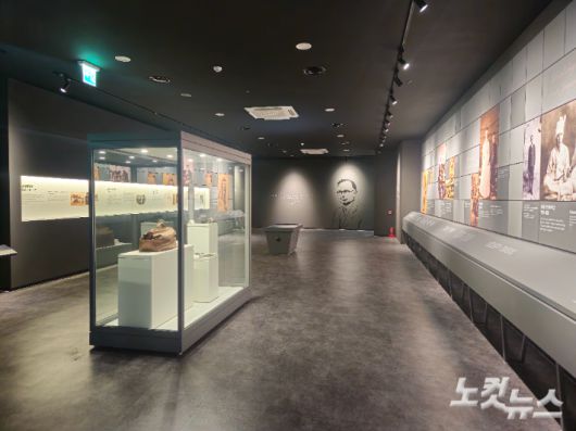 화진포 셔우드 홀 문화공간 상설전시실 내부 모습. 송주열 기자