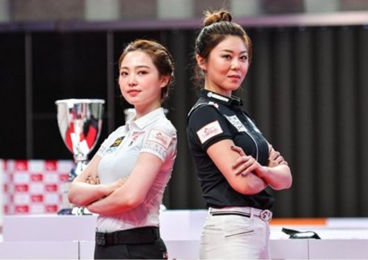 PBA 출범과 함께 3쿠션으로 전향한 차유람과 김가영. PBA