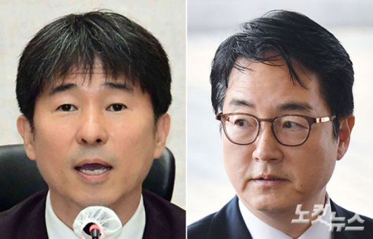 지귀연 부장판사(왼쪽)와 심우정 검찰총장. 사진공동취재단·류영주 기자